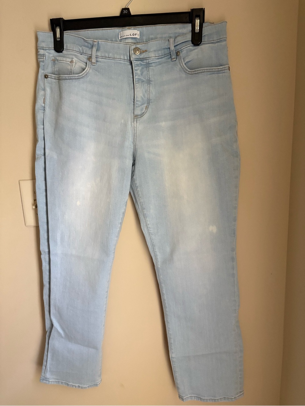 LOFT Light Blue Girlfriend Jeans